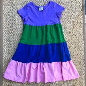 Hanna Andersson Colorblock Twirl dress